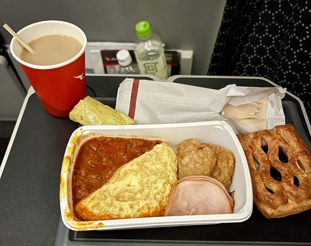 カンタス航空　機内食
