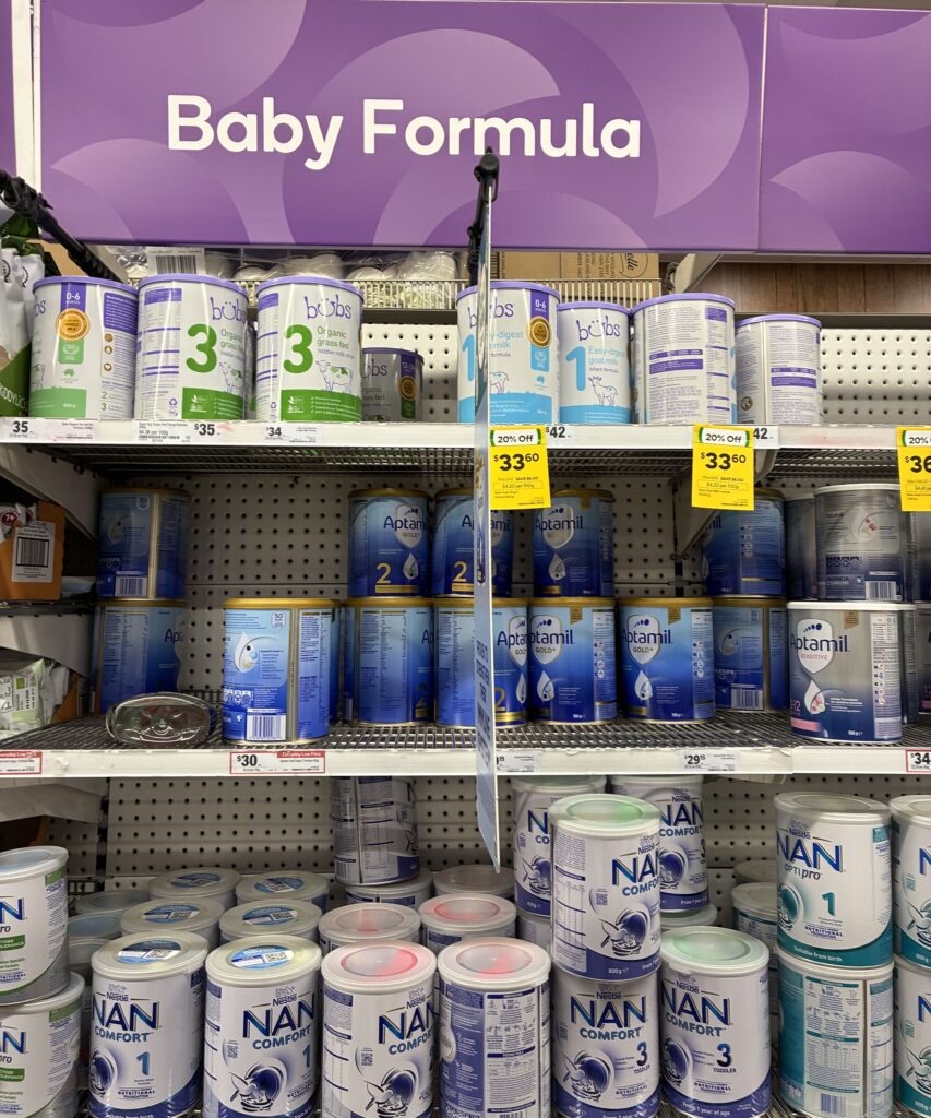 woolworths　ミルク